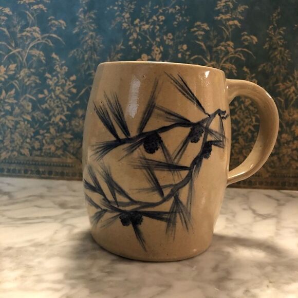 Handmade Pine Tree Pinecone Mug - Picture 1 of 4